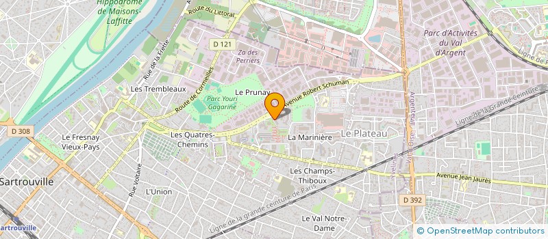 localisation de l'entreprise MONSIEUR MOUSSA COULIBALY à SARTROUVILLE