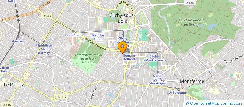 localisation de l'entreprise MONSIEUR MOUSSA DAOUD AHMAD à CLICHY-SOUS-BOIS