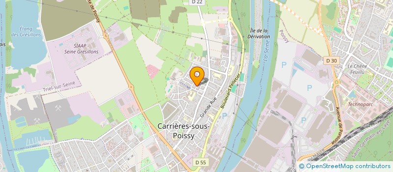 localisation de l'entreprise MONSIEUR MOUSSA DEDJA BOANA  CARRIERES-SOUS-POISSY