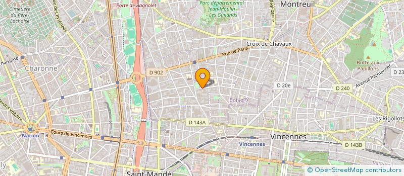 localisation de l'entreprise MONSIEUR MOUSSA DEMBELE à MONTREUIL