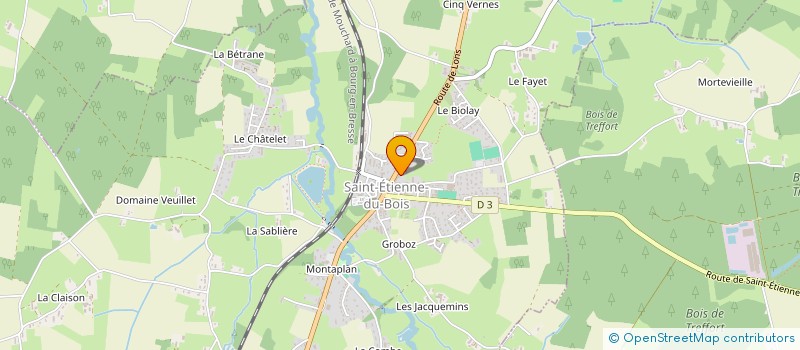 localisation de l'entreprise MONSIEUR MOUSSA DEMBELE  SAINT-ETIENNE-DU-BOIS