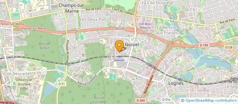 localisation de l'entreprise MONSIEUR MOUSSA DEMBELE  NOISIEL