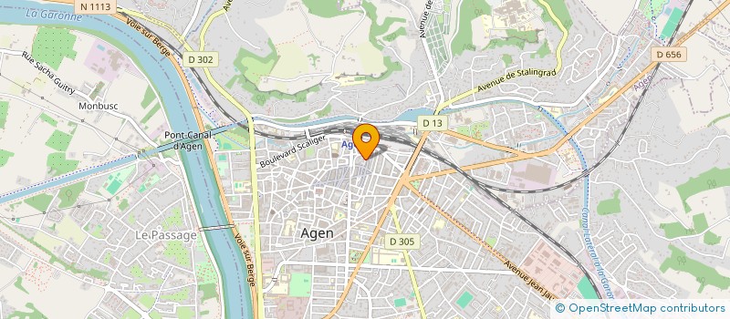 localisation de l'entreprise MONSIEUR MOUSSA DIABATE  AGEN