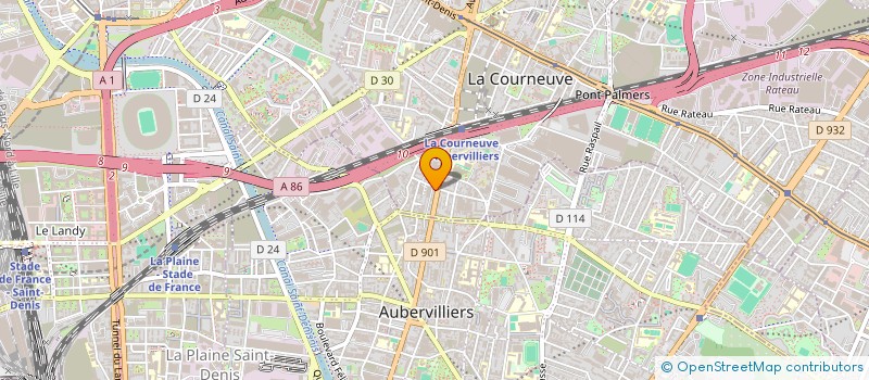 localisation de l'entreprise MONSIEUR MOUSSA DIABIRA à LA COURNEUVE