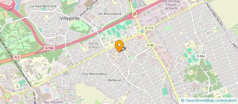 localisation de l'entreprise MONSIEUR MOUSSA DIABIRA à VILLEPINTE