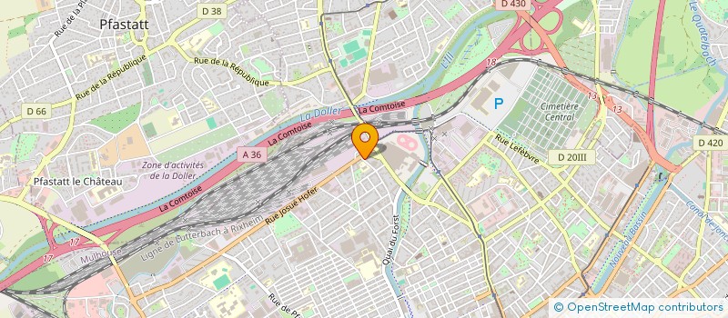 localisation de l'entreprise MONSIEUR MOUSSA DIABIRA  MULHOUSE