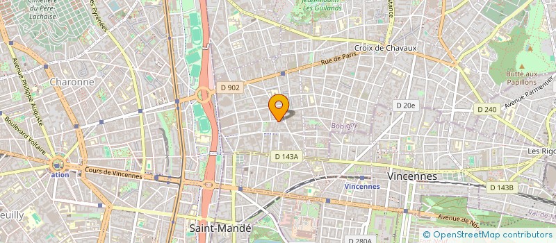 localisation de l'entreprise MONSIEUR MOUSSA DIALLO à MONTREUIL