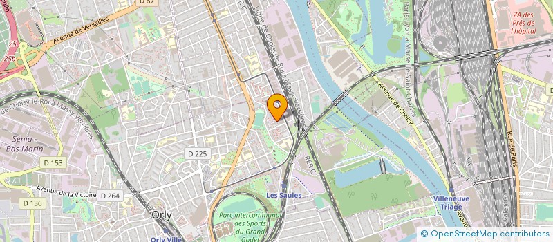 localisation de l'entreprise MONSIEUR MOUSSA DIALLO  ORLY