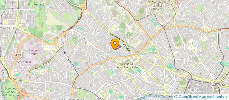 localisation de l'entreprise MONSIEUR MOUSSA DIALLO à MONTPELLIER