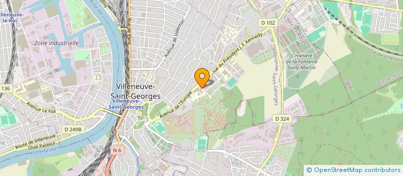 localisation de l'entreprise MONSIEUR MOUSSA DIALLO  VILLENEUVE-SAINT-GEORGES