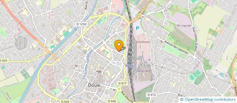 localisation de l'entreprise MONSIEUR MOUSSA DIALLO  DOUAI