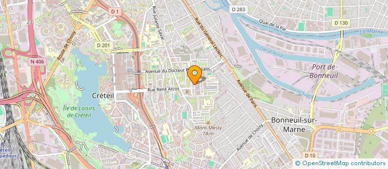 localisation de l'entreprise MONSIEUR MOUSSA DIAMBOU  CRETEIL