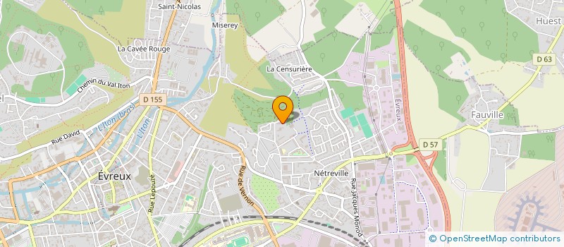 localisation de l'entreprise MONSIEUR MOUSSA DIANE à EVREUX