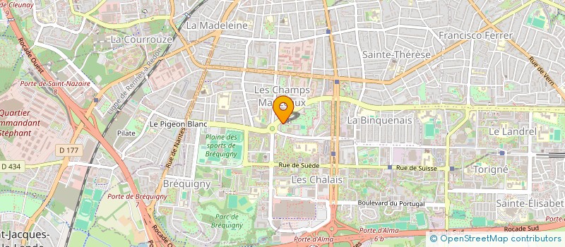 localisation de l'entreprise MONSIEUR MOUSSA DIAWARA  RENNES