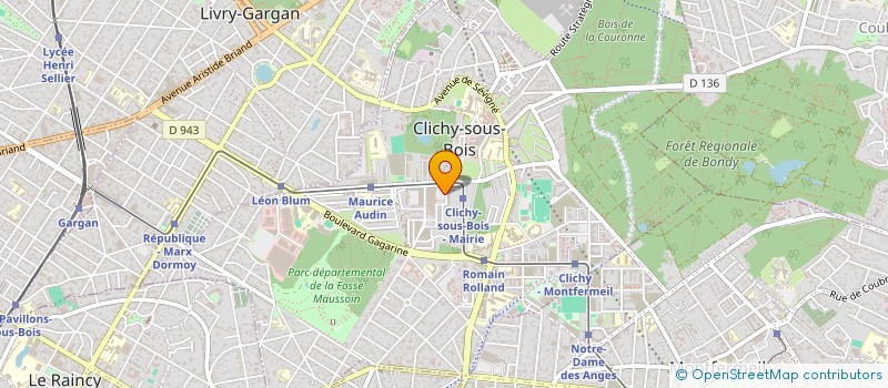 localisation de l'entreprise MONSIEUR MOUSSA DIAWARA à CLICHY-SOUS-BOIS