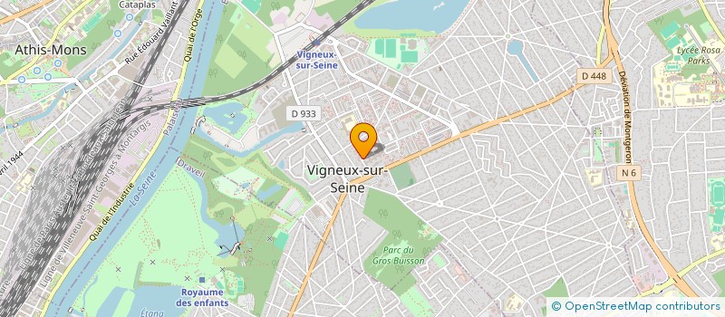 localisation de l'entreprise MONSIEUR MOUSSA DOSSO à VIGNEUX-SUR-SEINE