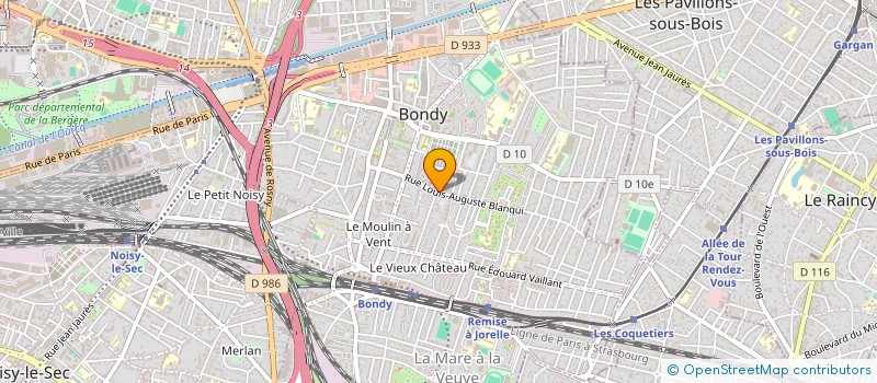 localisation de l'entreprise MONSIEUR MOUSSA DOUMBIA  BONDY