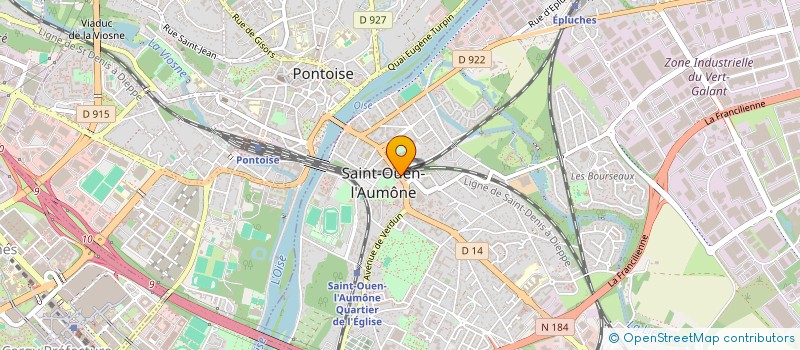localisation de l'entreprise MONSIEUR MOUSSA DOUMBIA à SAINT-OUEN-L'AUMONE