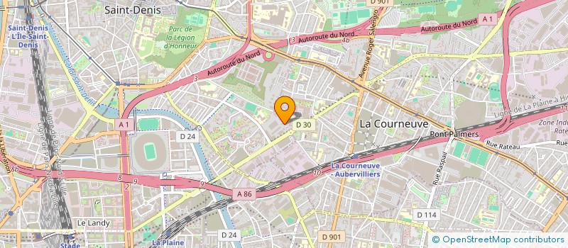 localisation de l'entreprise MONSIEUR MOUSSA DOUMBIA  SAINT-DENIS