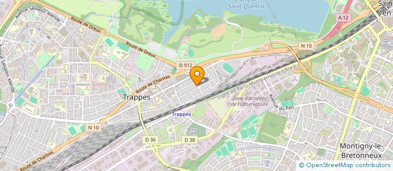 localisation de l'entreprise MONSIEUR MOUSSA DOUMBIA  TRAPPES