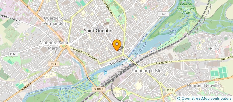 localisation de l'entreprise MONSIEUR MOUSSA DOUNO à SAINT-QUENTIN