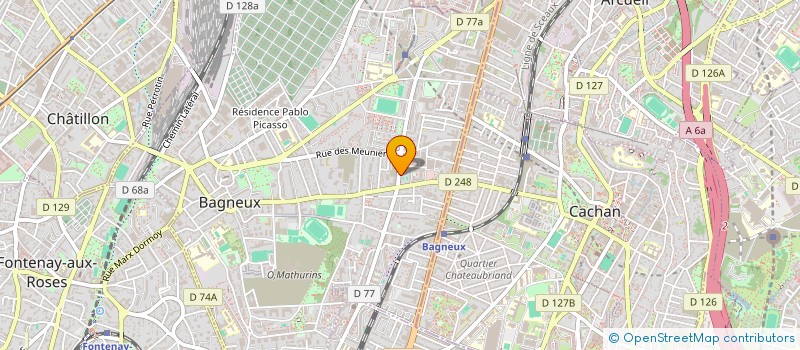 localisation de l'entreprise MONSIEUR MOUSSA DRALI à BAGNEUX