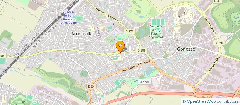 localisation de l'entreprise MONSIEUR MOUSSA DRAME  GONESSE