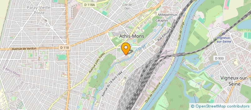localisation de l'entreprise MONSIEUR MOUSSA EL HEFTI à ATHIS-MONS