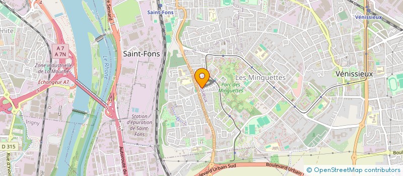localisation de l'entreprise MONSIEUR MOUSSA FAYARD à VENISSIEUX