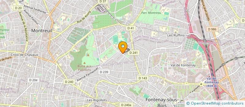 localisation de l'entreprise MONSIEUR MOUSSA FEDIOR à MONTREUIL
