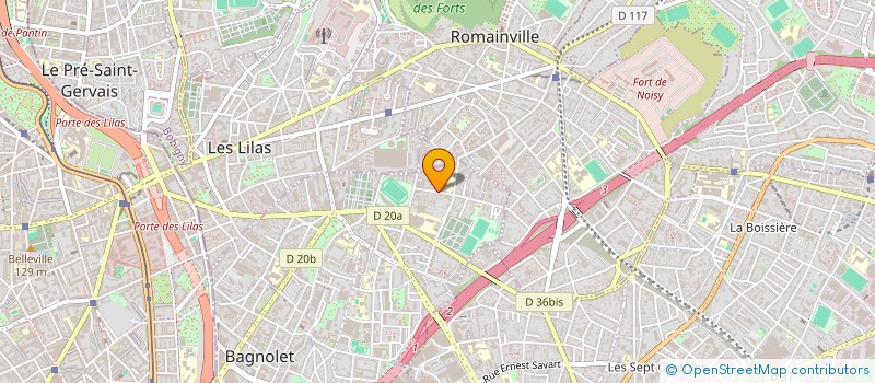 localisation de l'entreprise MONSIEUR MOUSSA FOFANA à BAGNOLET
