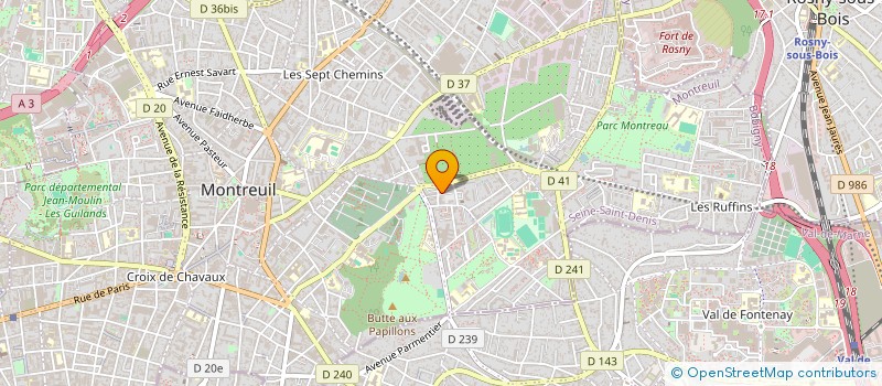 localisation de l'entreprise MONSIEUR MOUSSA FOFANA à MONTREUIL