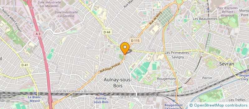 localisation de l'entreprise MONSIEUR MOUSSA FOFANA à AULNAY-SOUS-BOIS