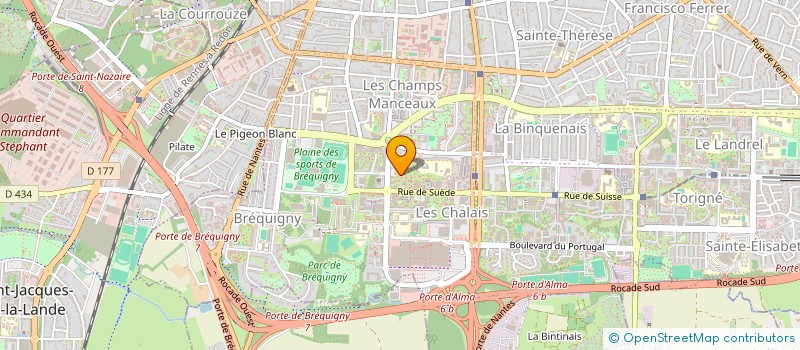 localisation de l'entreprise MONSIEUR MOUSSA FOFANA  RENNES