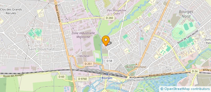 localisation de l'entreprise MONSIEUR MOUSSA FOFANA  BOURGES