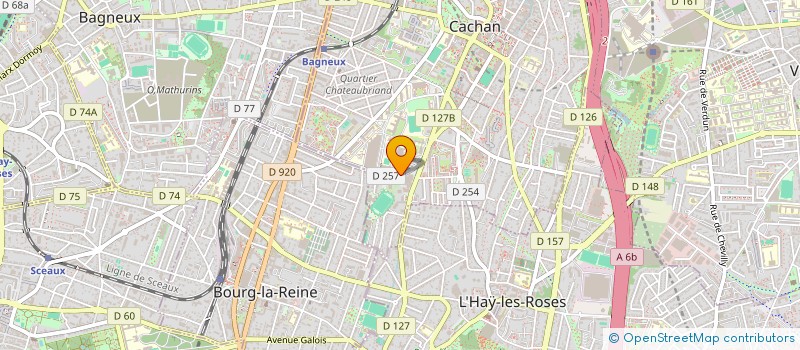 localisation de l'entreprise MONSIEUR MOUSSA FOFANA à CACHAN
