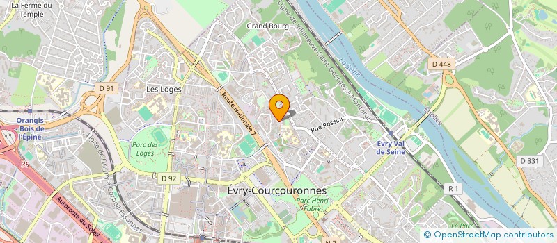 localisation de l'entreprise MONSIEUR MOUSSA GORY à EVRY-COURCOURONNES