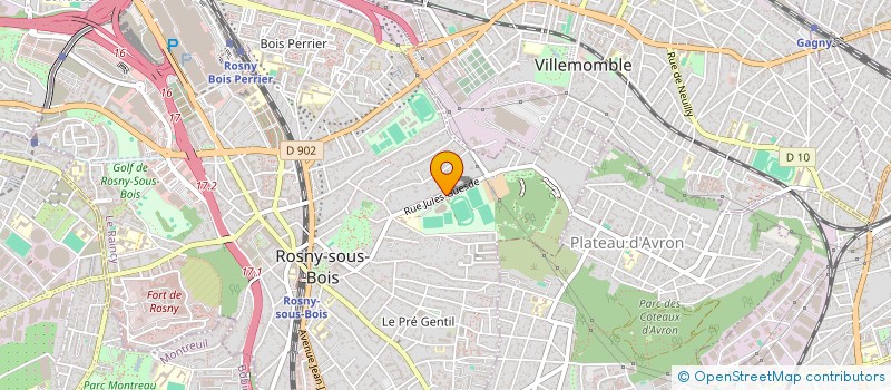 localisation de l'entreprise MONSIEUR MOUSSA GORY à ROSNY-SOUS-BOIS