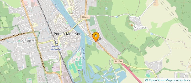 localisation de l'entreprise MONSIEUR MOUSSA HADDAD  PONT-A-MOUSSON