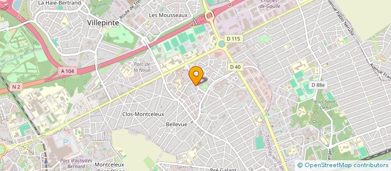 localisation de l'entreprise MONSIEUR MOUSSA HAMDAOUI à VILLEPINTE