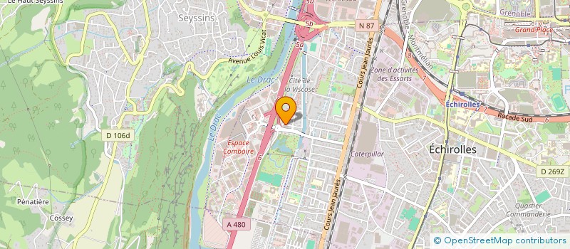 localisation de l'entreprise MONSIEUR MOUSSA HASSAN AHMAD à ECHIROLLES