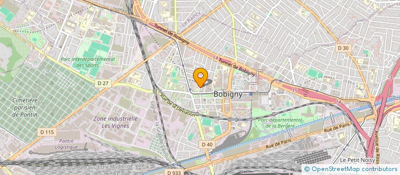 localisation de l'entreprise MONSIEUR MOUSSA HISSIROU  BOBIGNY