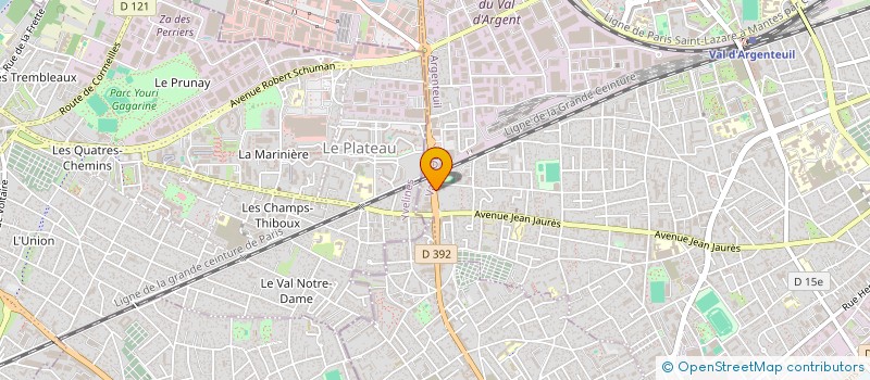 localisation de l'entreprise MONSIEUR MOUSSA IDIR  ARGENTEUIL