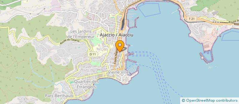 localisation de l'entreprise MONSIEUR MOUSSA JELLOUL à AJACCIO