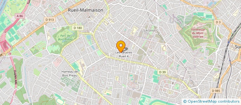 localisation de l'entreprise MONSIEUR MOUSSA KA à RUEIL-MALMAISON