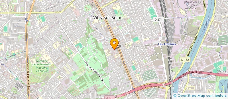 localisation de l'entreprise MONSIEUR MOUSSA KABA  VITRY-SUR-SEINE