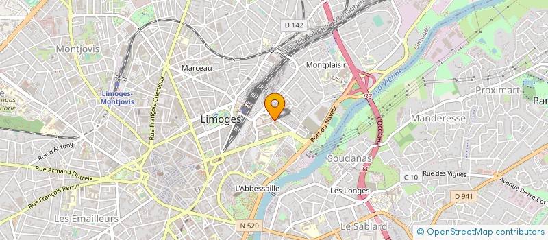 localisation de l'entreprise MONSIEUR MOUSSA KANTE à LIMOGES