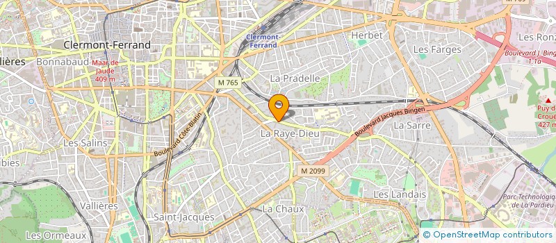 localisation de l'entreprise MONSIEUR MOUSSA KARAMOKO  CLERMONT-FERRAND