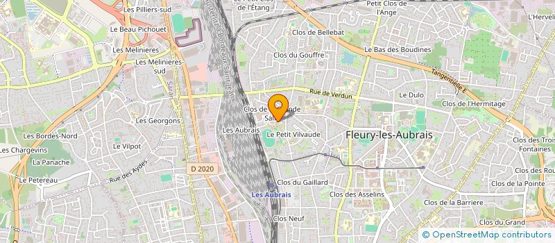 localisation de l'entreprise MONSIEUR MOUSSA KEBE  FLEURY-LES-AUBRAIS