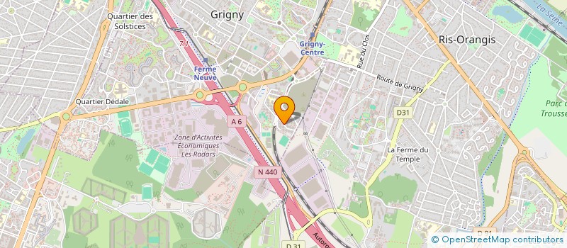 localisation de l'entreprise MONSIEUR MOUSSA KEITA  GRIGNY